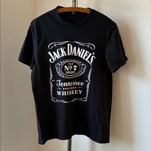 Jack Daniels Black T Shirt EUC Like new Sz L